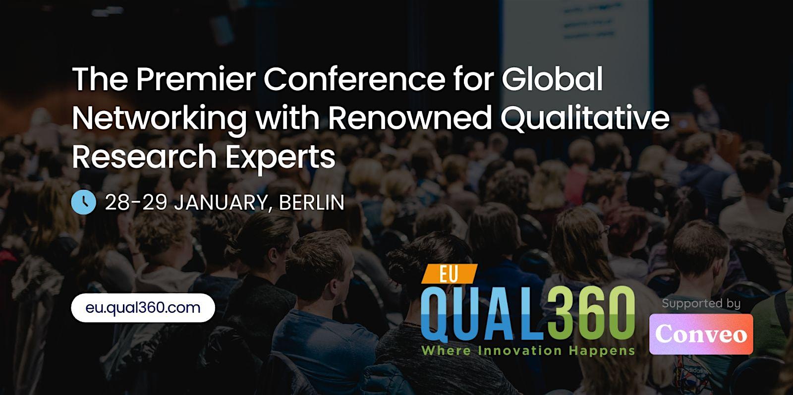 QUAL360 Europe 2027  - Qualitative Research & Insights Summit