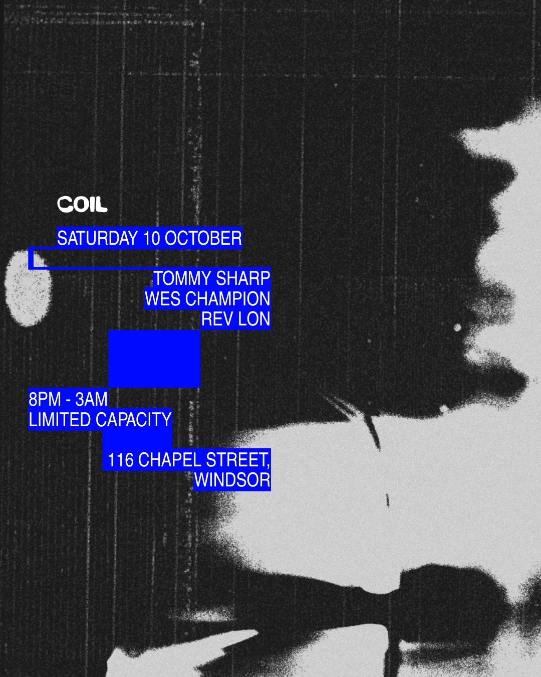 Coil Invites: Tommy Sharp, Wes Champion, Rev Lon