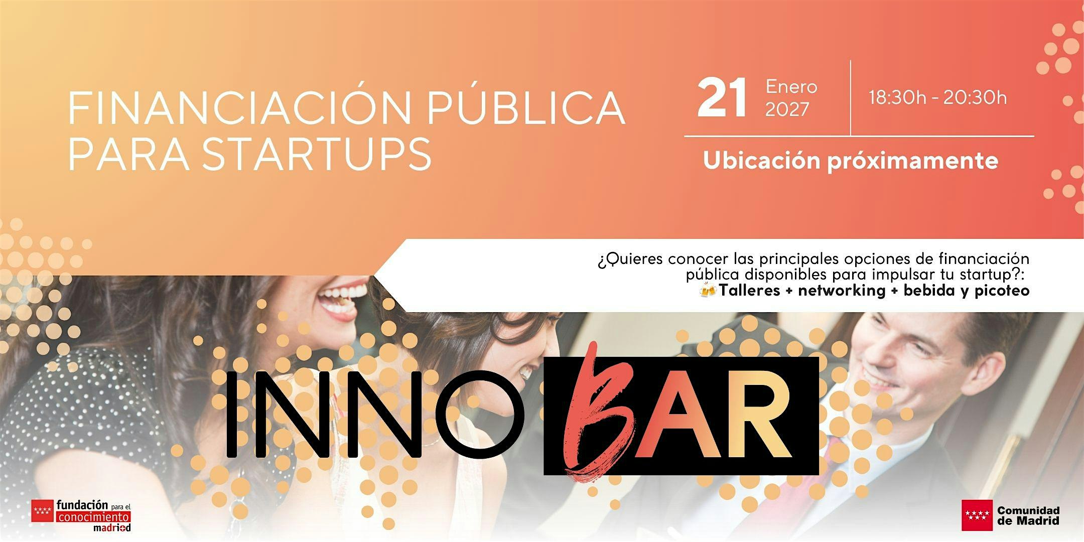 Innobar: Financiación pública para startups