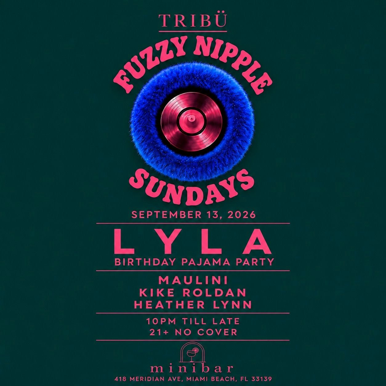 Lyla’s Birthday Pajama Party “Fuzzy Nipple”