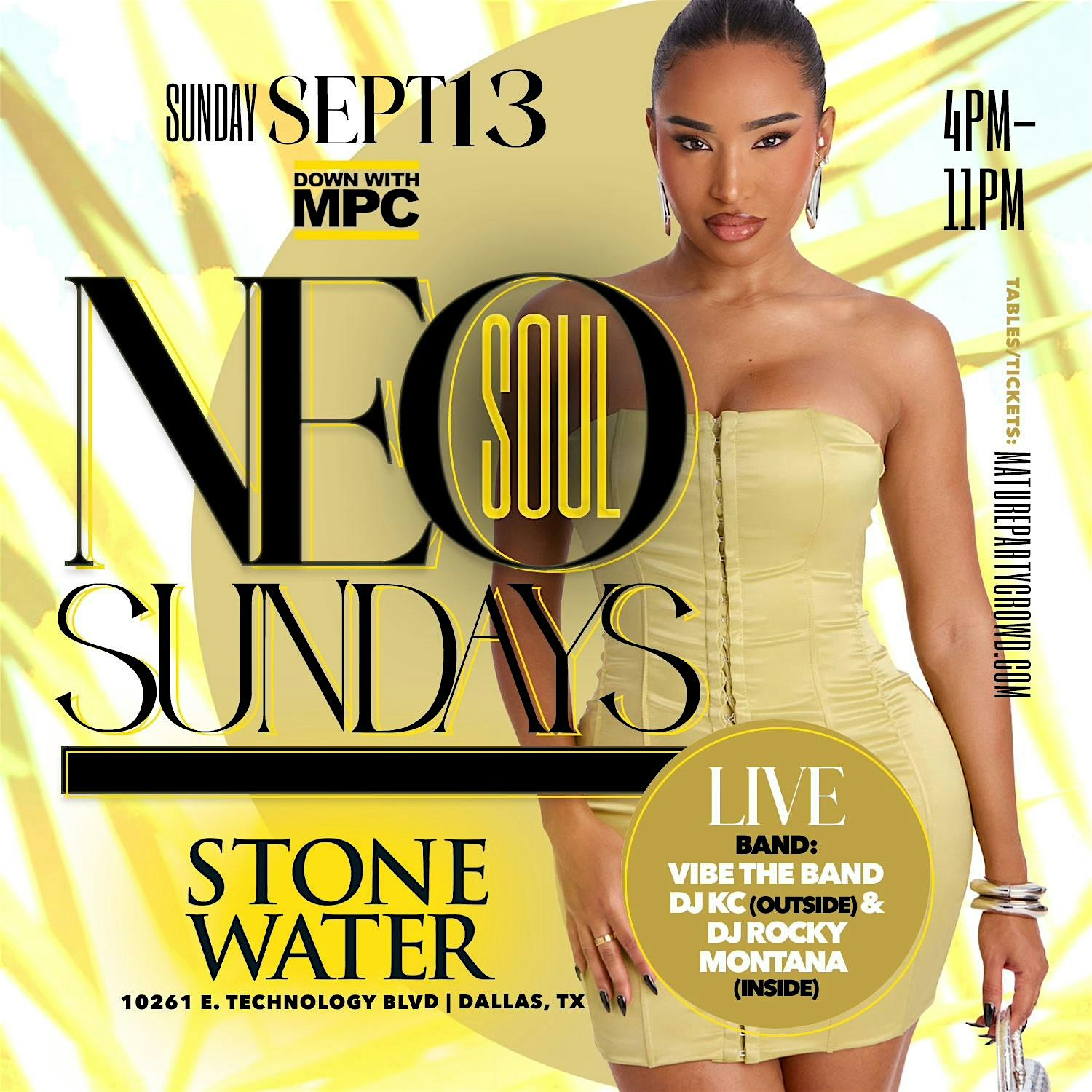 NEO SOUL SUNDAYS @ STONE WATER