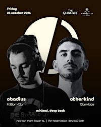 Neo Bar KL- 23,24 October Weekend feat. Obadius, Otherkind, Mark, Vikna