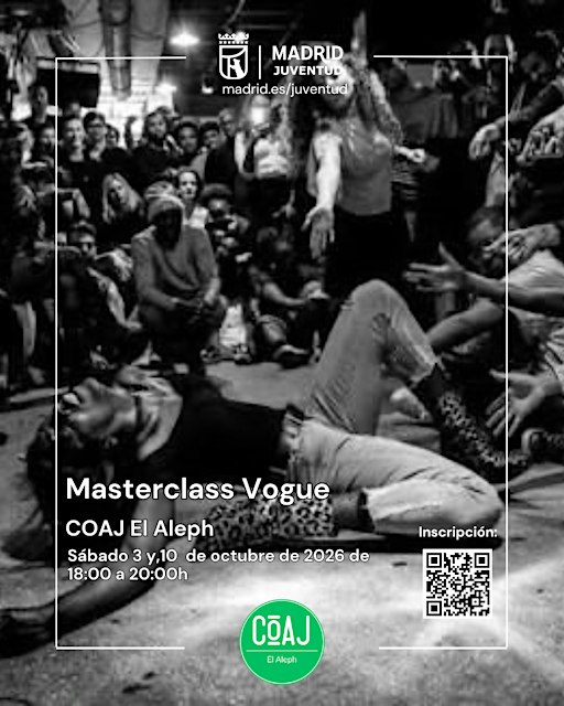 MASTERCLASS VOGUEE GRATIS 14-30 AÑOS