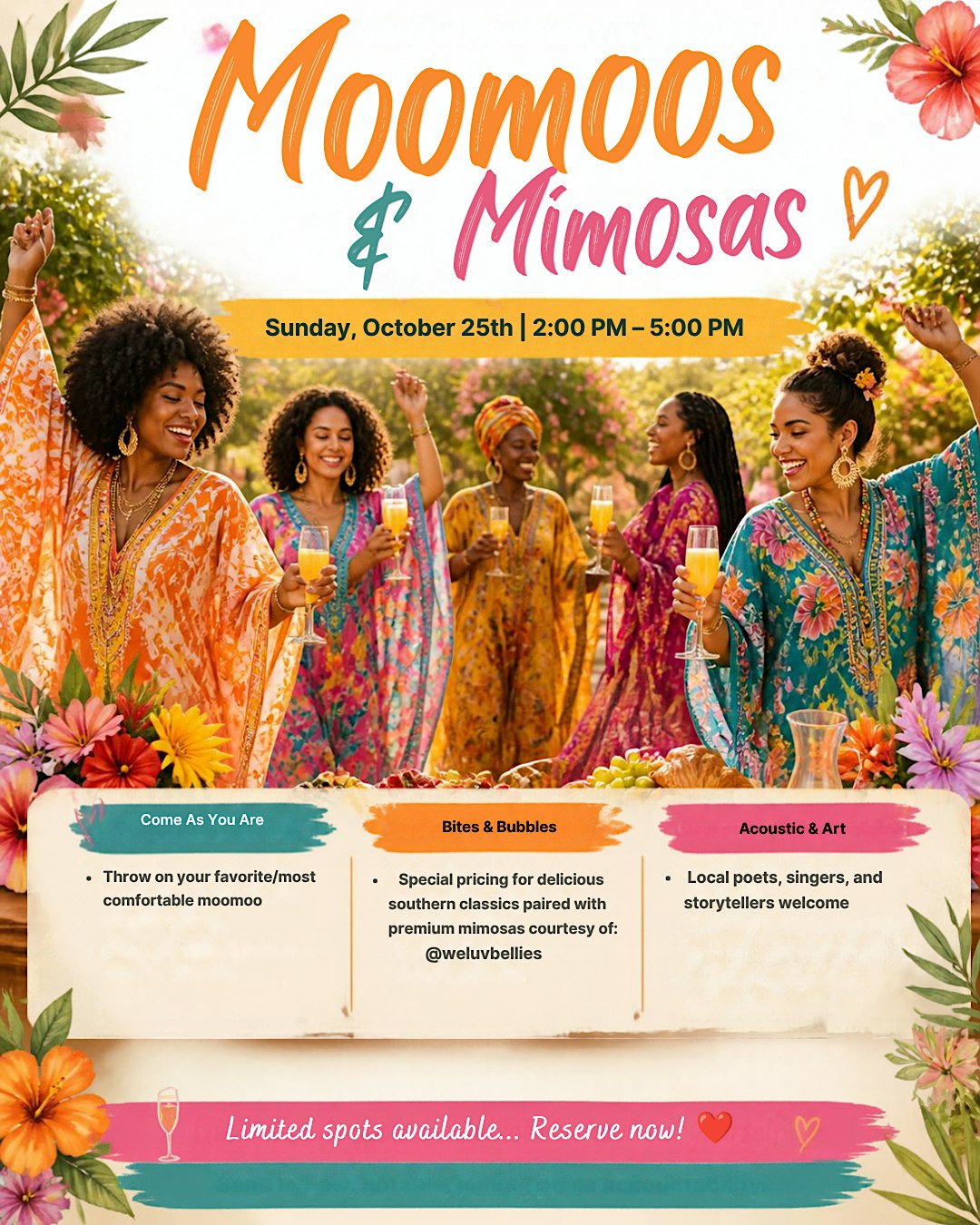 Moomoos & Mimosas: The Open Mic Showcase & Expression Lounge