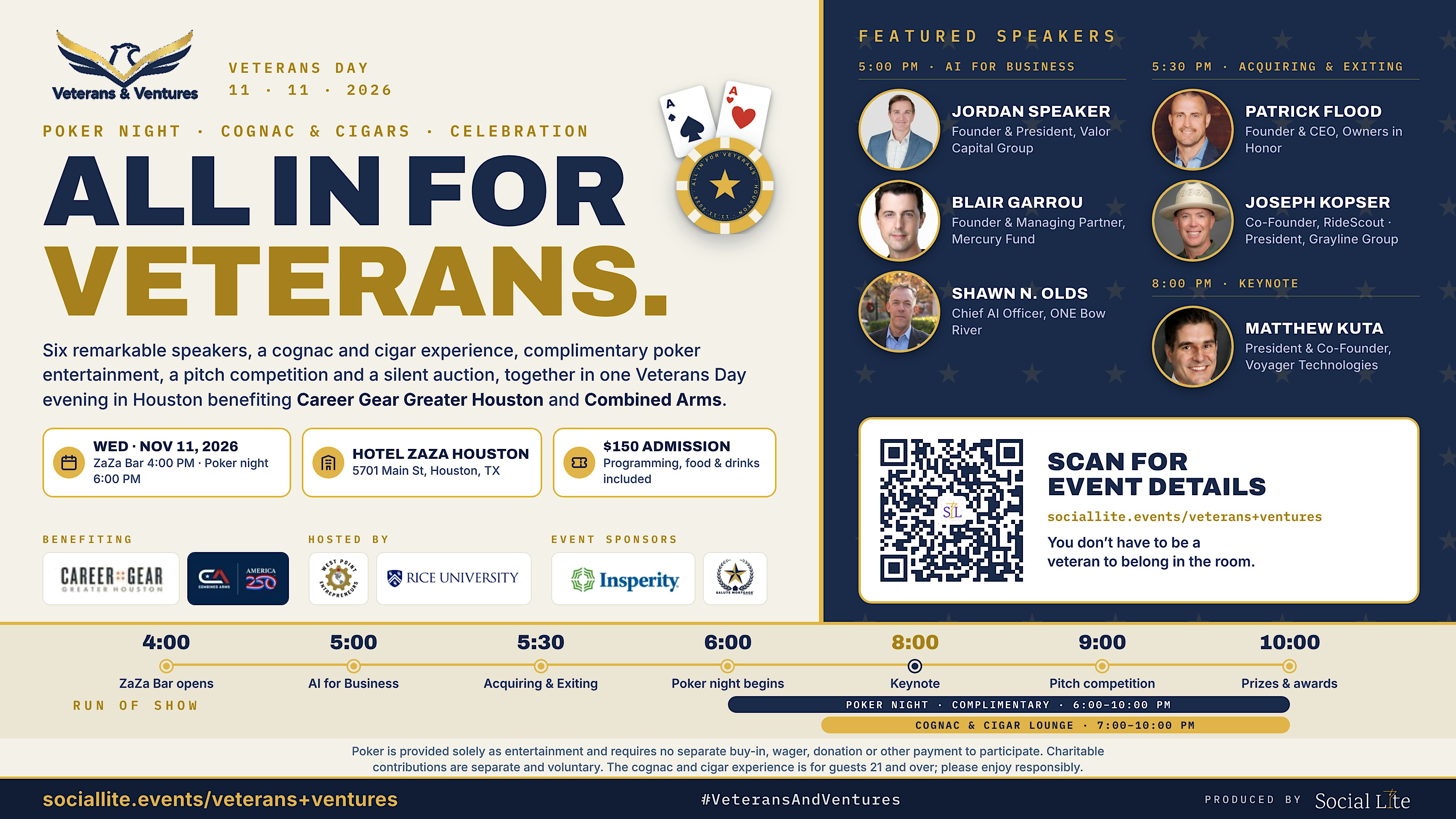 Veterans & Ventures - Veterans Day Celebration