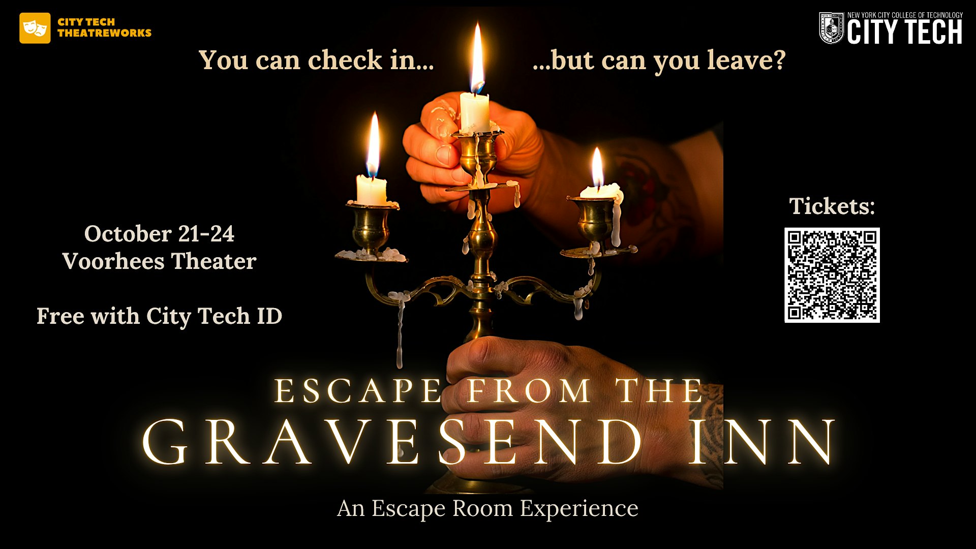 City Tech Theatreworks Presents: Escape from the Gravesend Inn