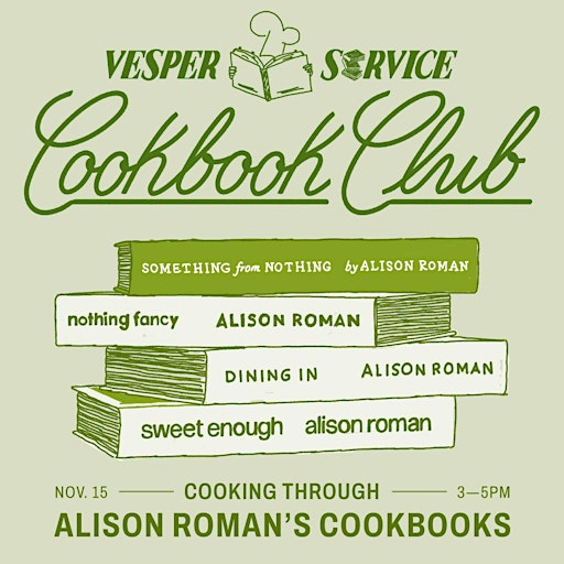 Vesper Service: A Cookbook Club