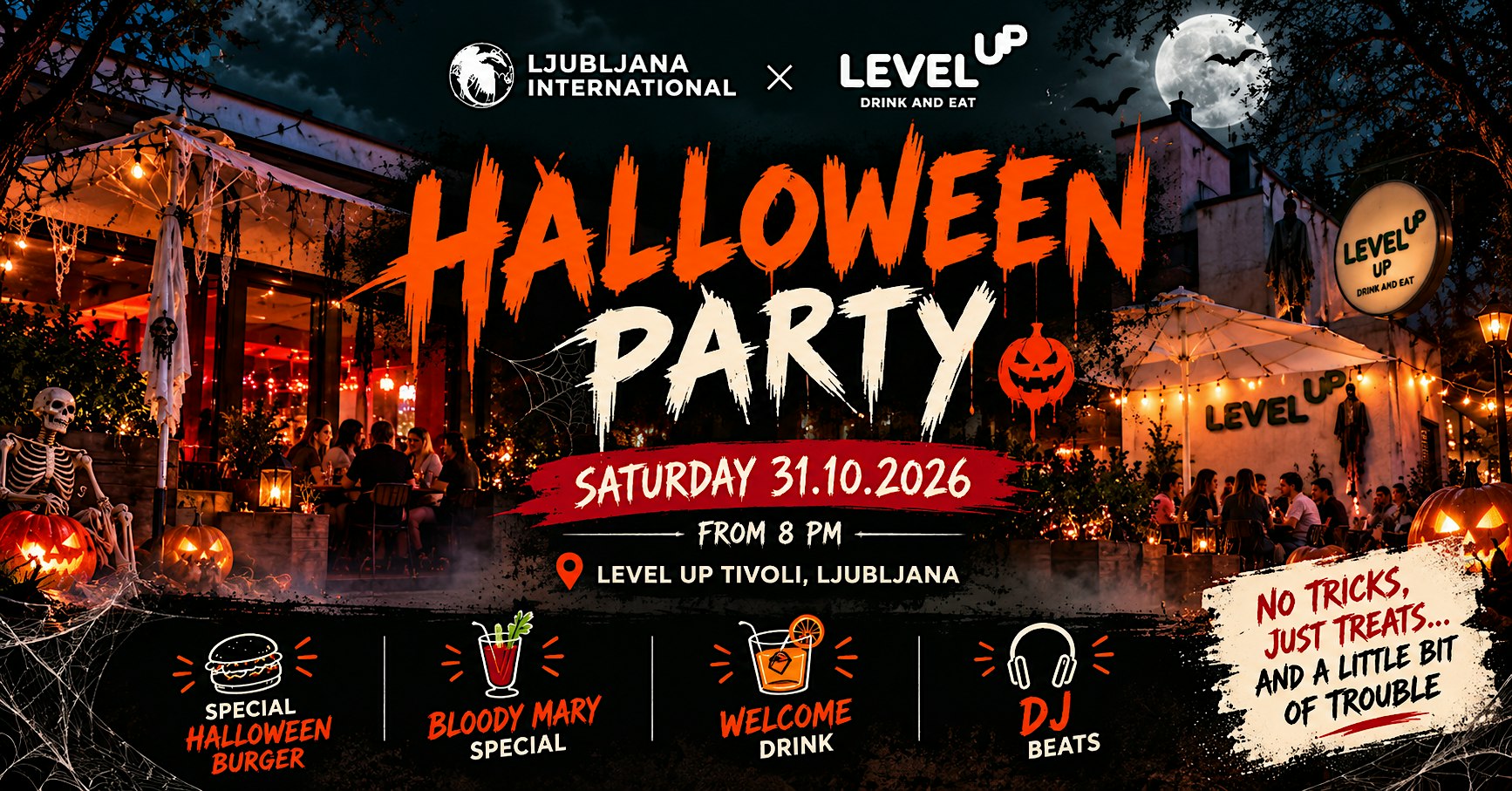 LJUBLJANA'S NIGHTMARE IN TIVOLI - HALLOWEEN PARTY 2026! ️