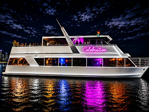 100ft HIP HOP MEGA YACHT PARTY with open bar, food, and Dj!!!