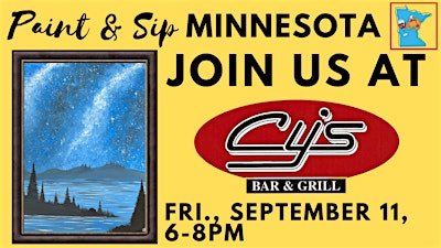 September 11 Paint & Sip at Cy's Bar & Grill