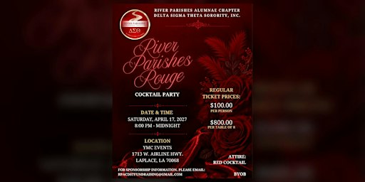 River Parishes Rouge Cocktail Party