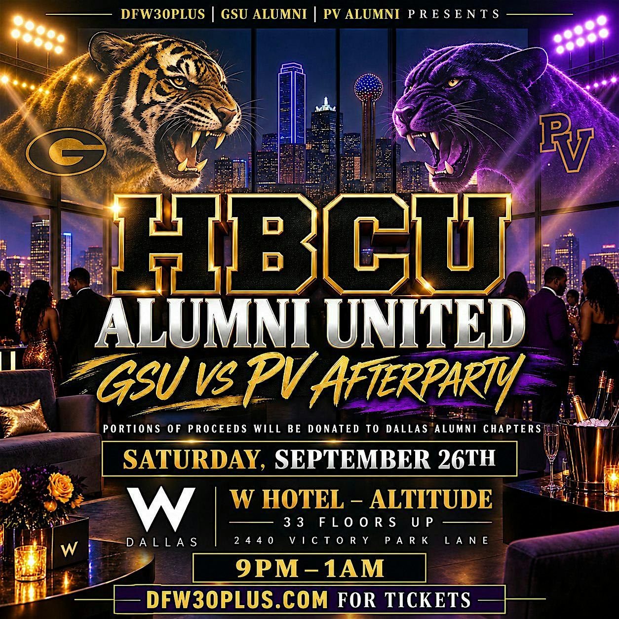 THE OFFICIAL PV/GRAMBLING ALUMNI AFTERPARTY @ ALTITUDE #33FLOORSUP