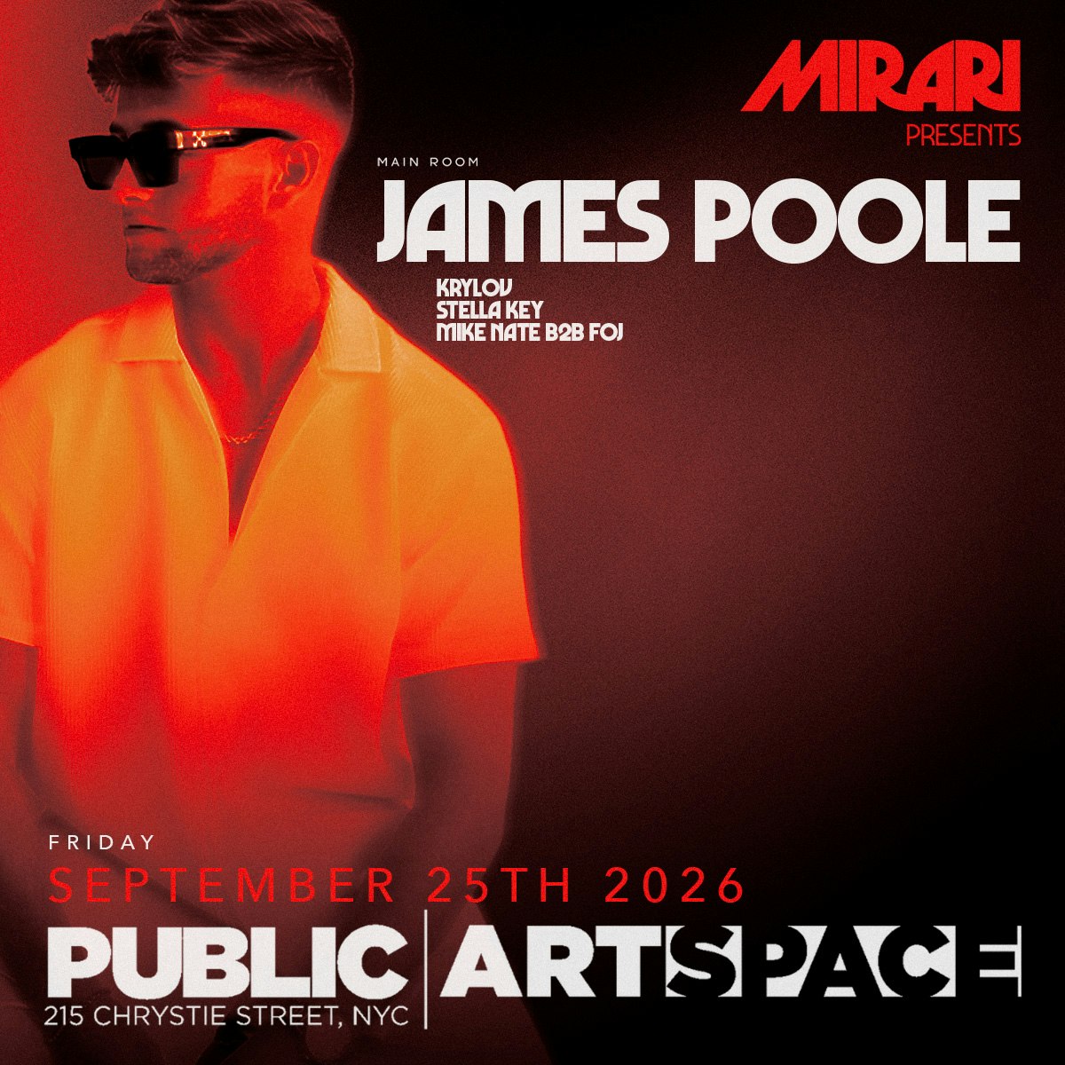 James Poole at Public Hotel