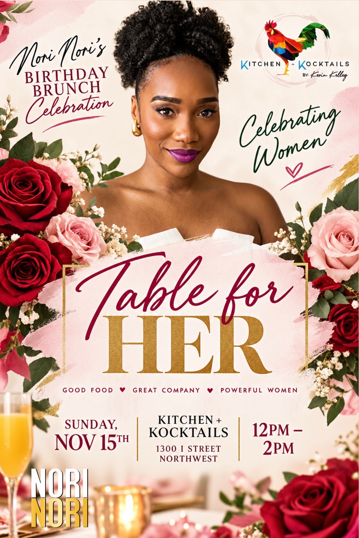 Table for HER - Nori Nori Birthday Celebration
