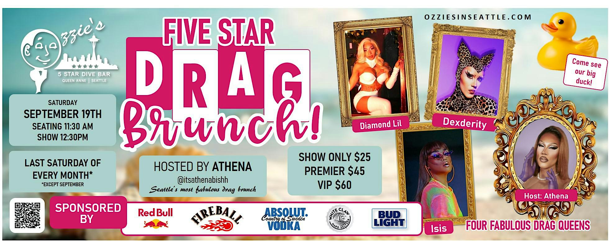 Ozzies Drag Brunch Hosted By Athena