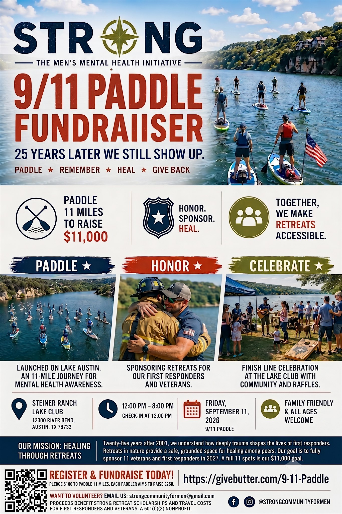9/11 Paddle for Men's Mental Health