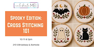 Cross Stitching 101: Spooky Edition