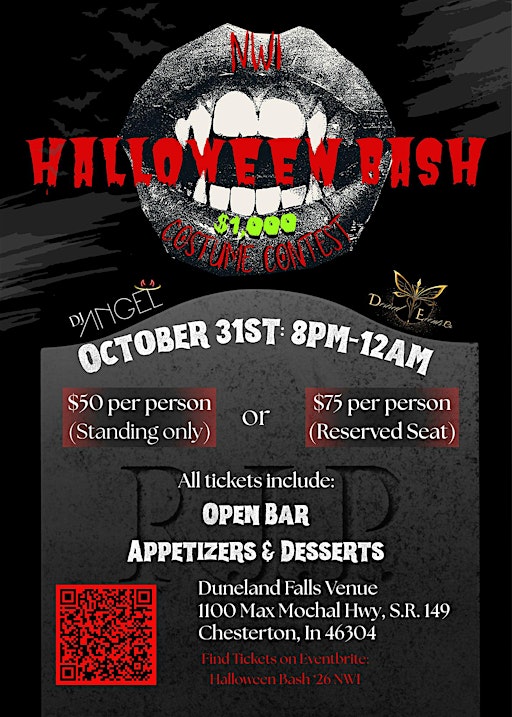 Halloween Bash '26 NWI - Adult Halloween Party & Costume Contest
