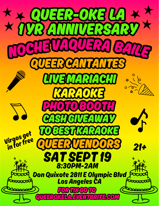 Queeroke LA 1yr Anniversary