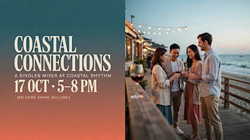 Coastal Connections: Singles Mixer @ Coastal Rhythm *Welcome Drink*