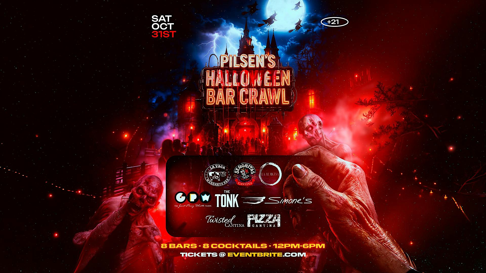 PILSEN HALLOWEEN BAR CRAWL PARTY! 2026