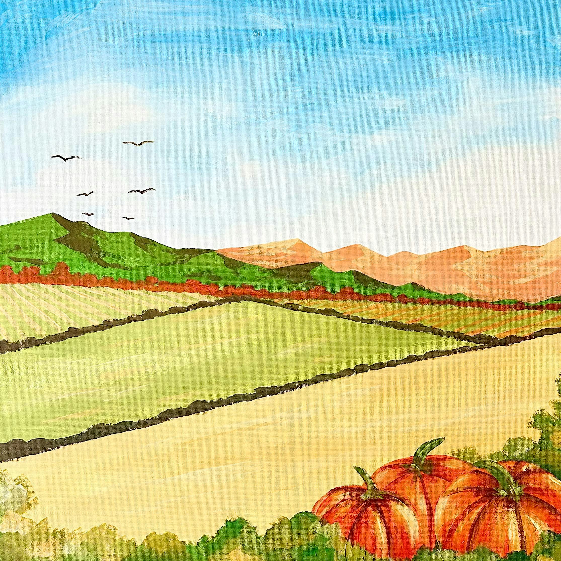 Sip & Paint at Colonnade Bristol, Bristol - "Pumpkin Fields"