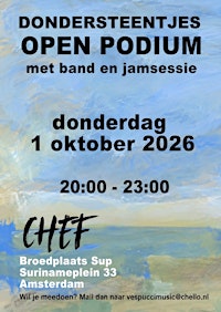 Dondersteentjes Open Podium met jamsessie