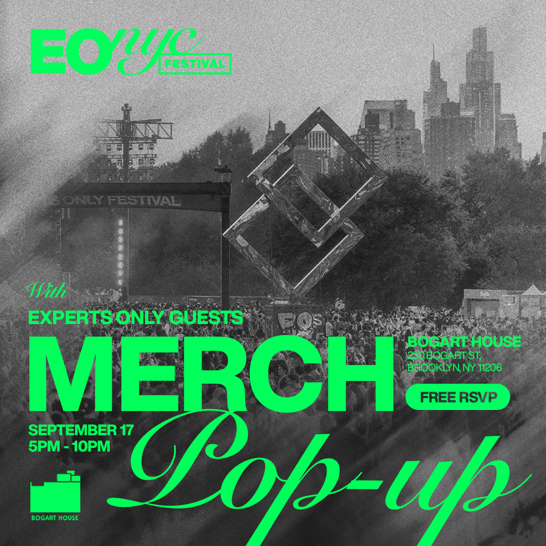 Experts Only Merch Pop Up