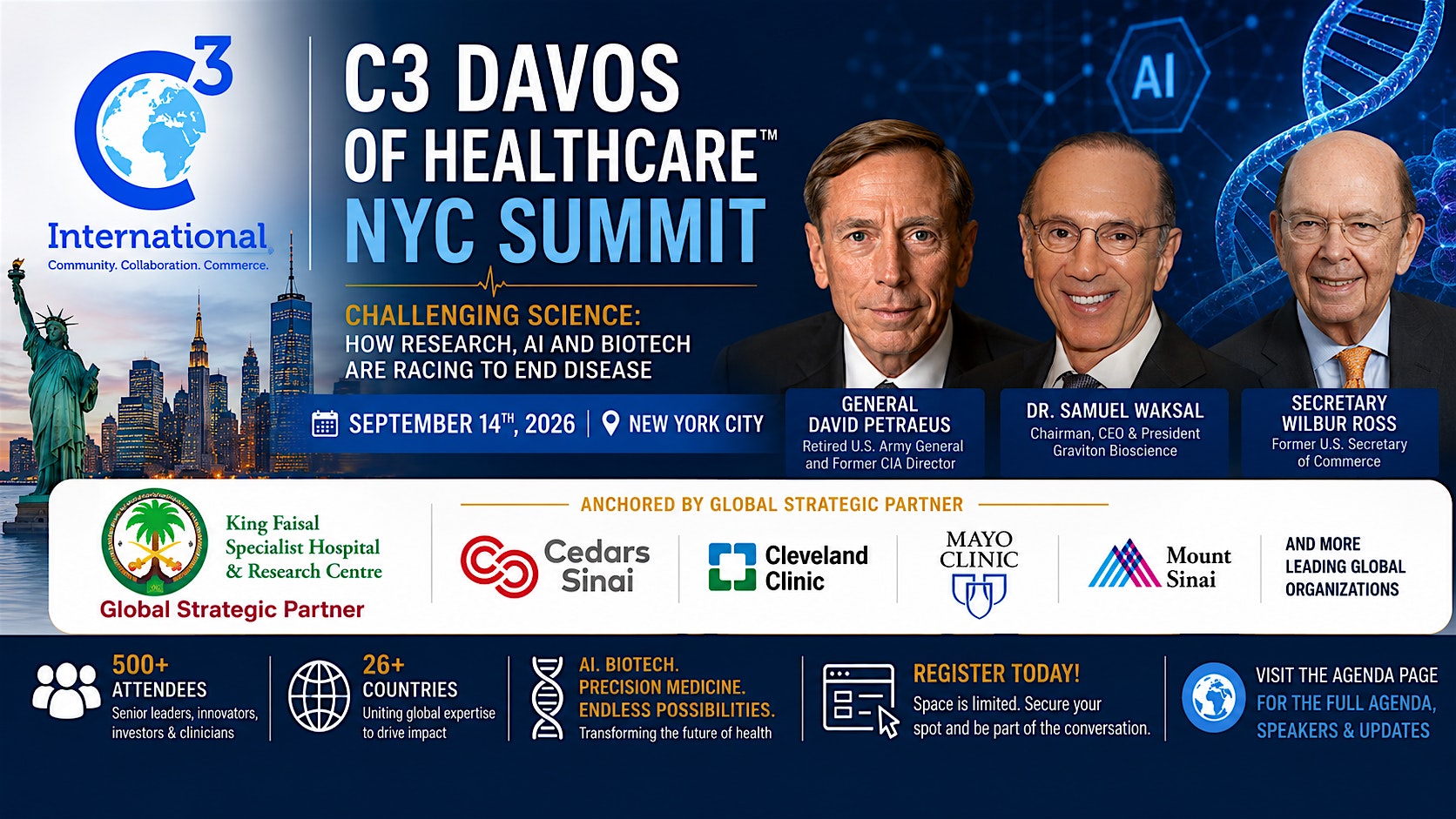 Register now for C3 Davos of Healthcare™ NYC Summit