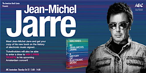 Jean Michel Jarre book signing