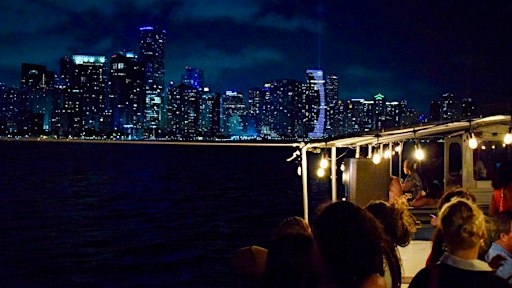 Miami Boat Tour with Open Bar and City Views