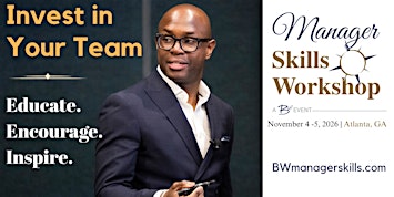 Manager Skills Workshop - Atlanta, GA