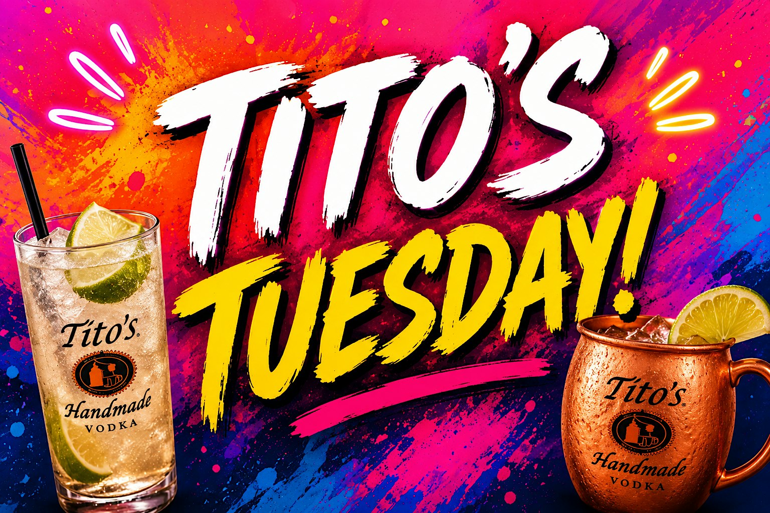 $9 Tito's! Tito's Tuesday  at Sheba's Speakeasy Comedy Club!