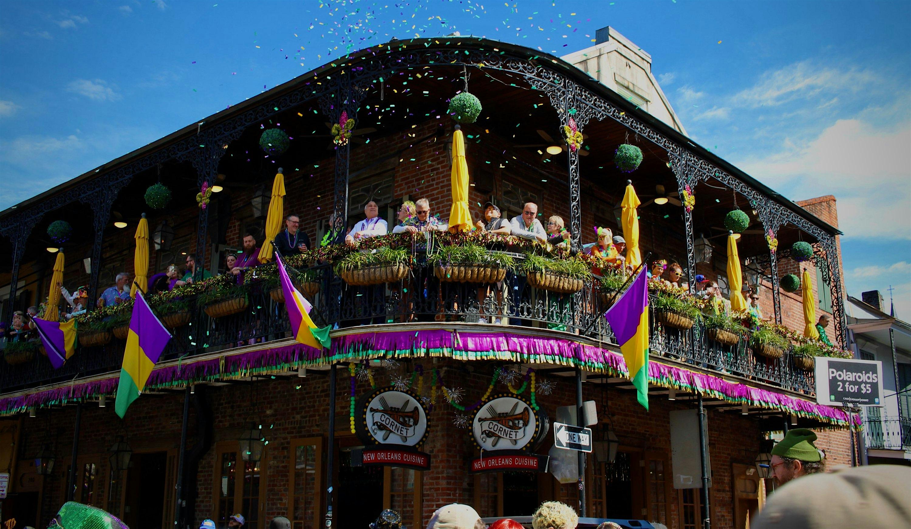 Mardi Gras Balcony Party Tickets Sunday DAY