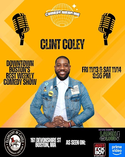 Comedy Night w/ Clint Coley @ Elephant & Castle