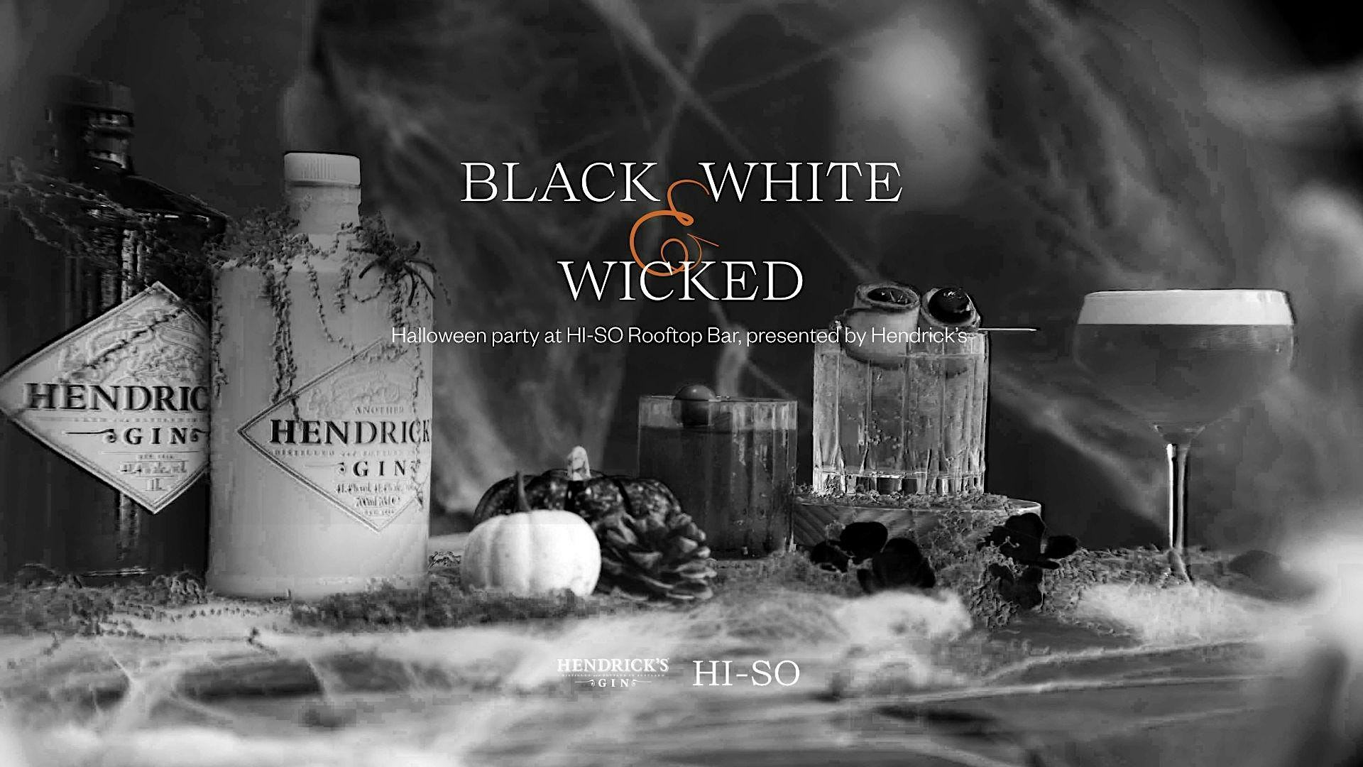 Black, White & Wicked: A Rooftop Halloween evening
