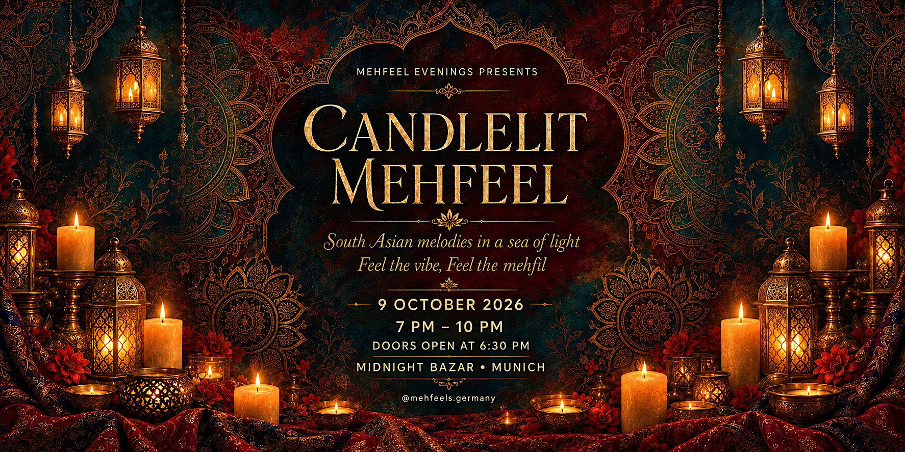 CANDLELIT MEHFEEL – MUNICH