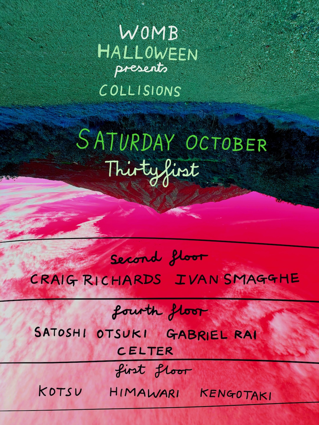 WOMB HALLOWEEN PRESENTS COLLISIONS