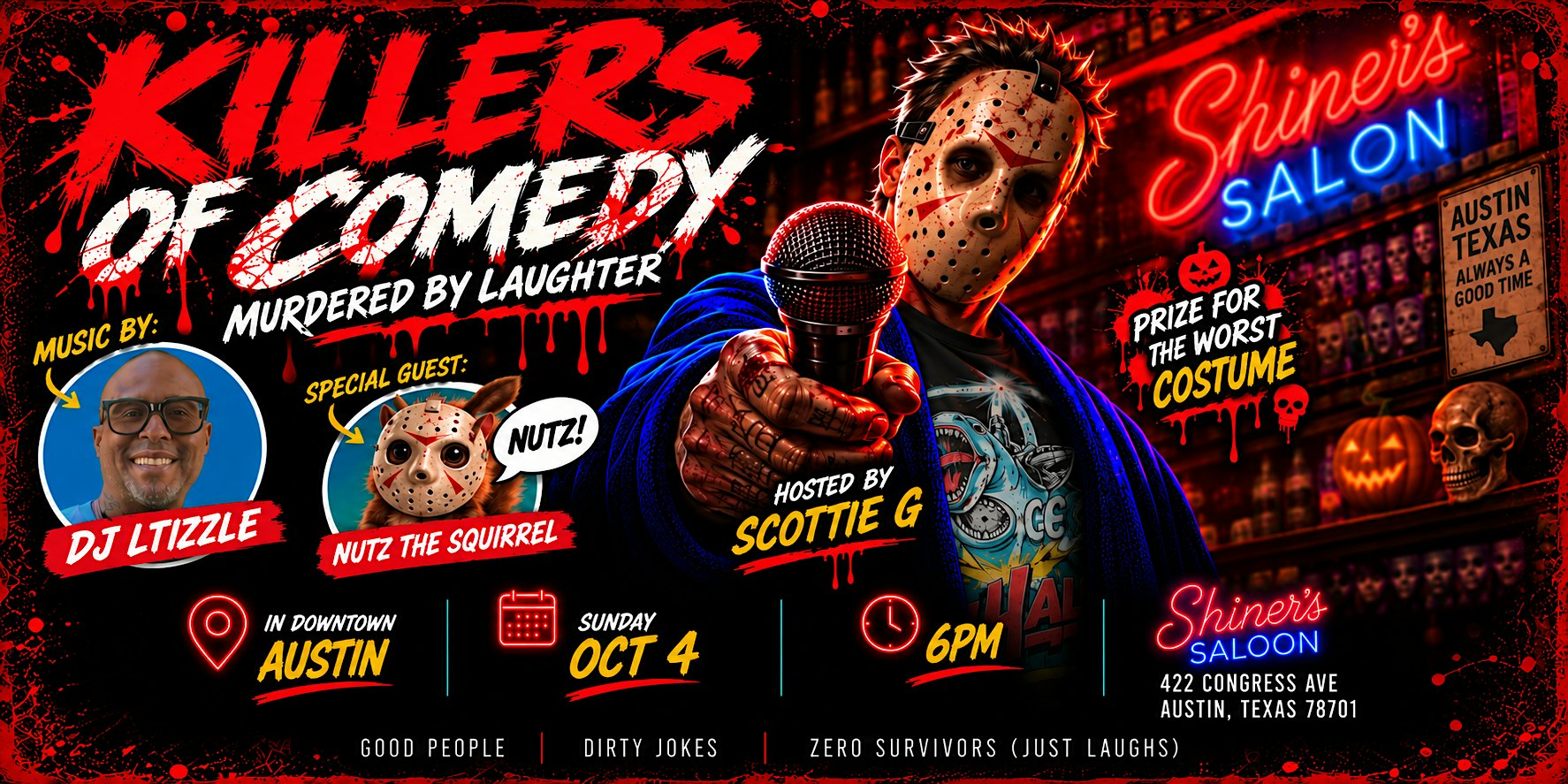KILLERS OF COMEDY: MURDERED BY LAUGHTER