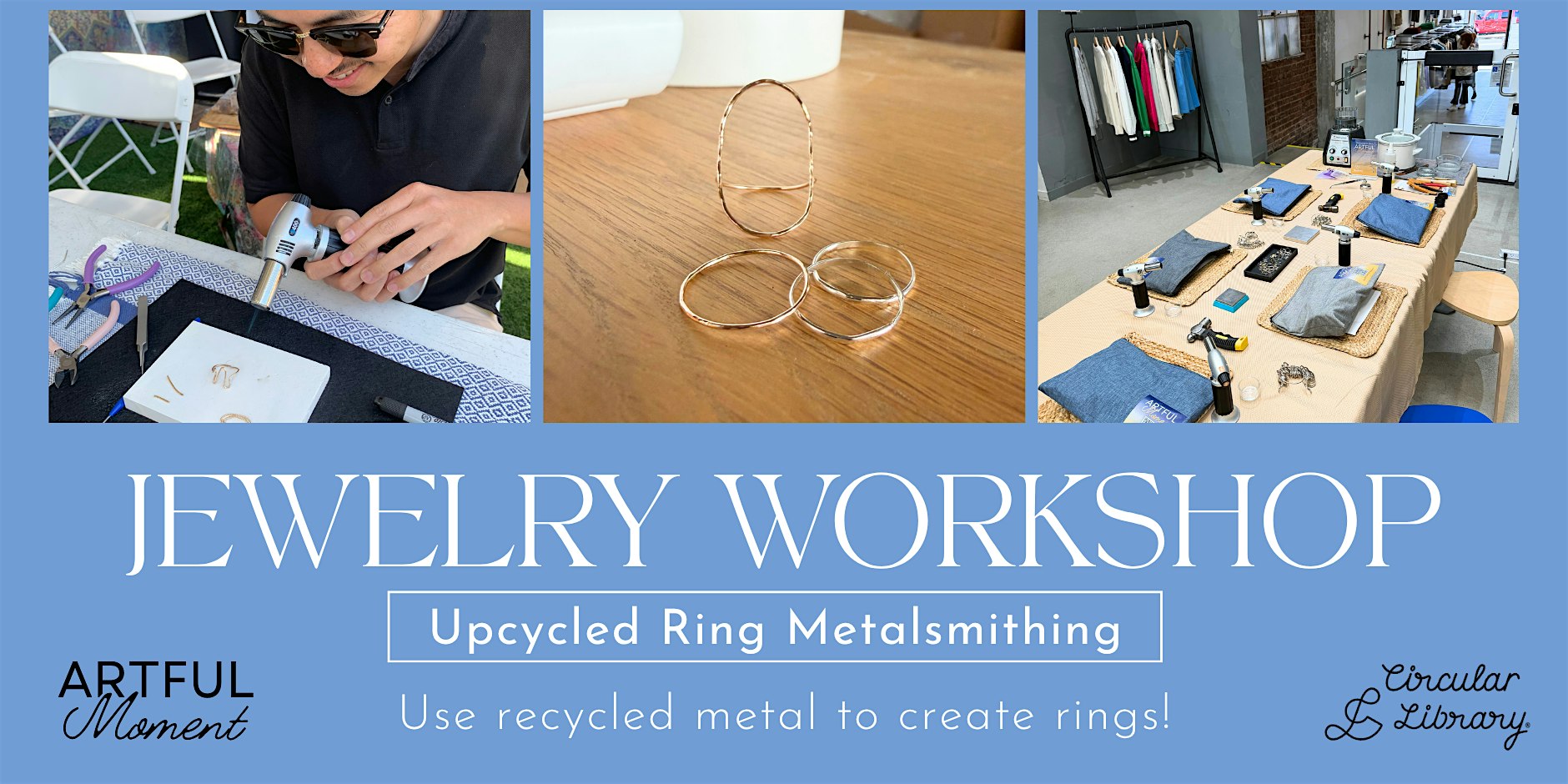Jewelry Workshop: Upcycled Ring Metalsmithing