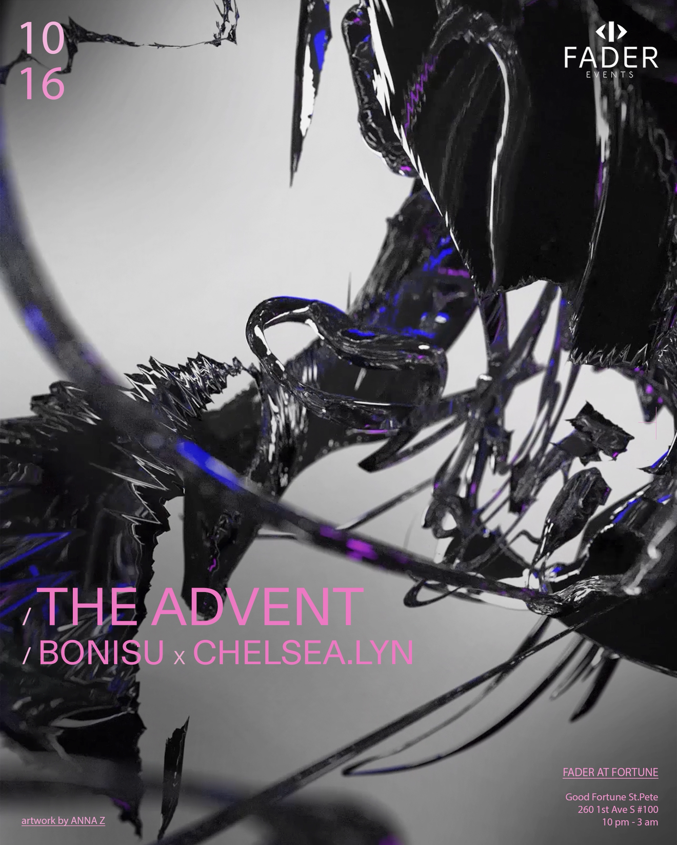 Fader Events Invites: The Advent