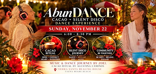 AbunDANCE - A CACAO + SILENT DISCO DANCE EXPERIENCE