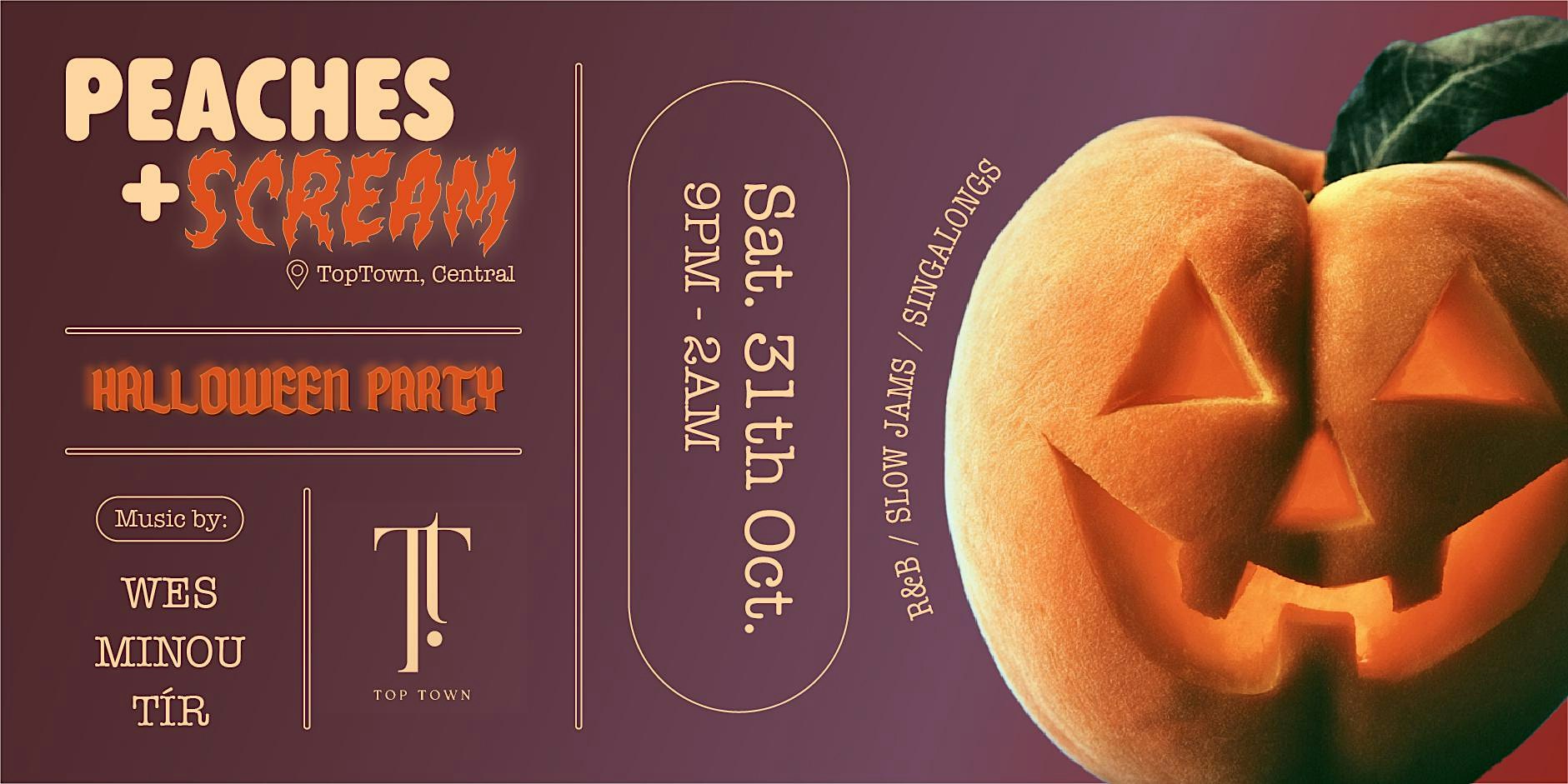 PEACHES & SCREAM HALLOWEEN PARTY: A BLOODY R&B AFFAIR