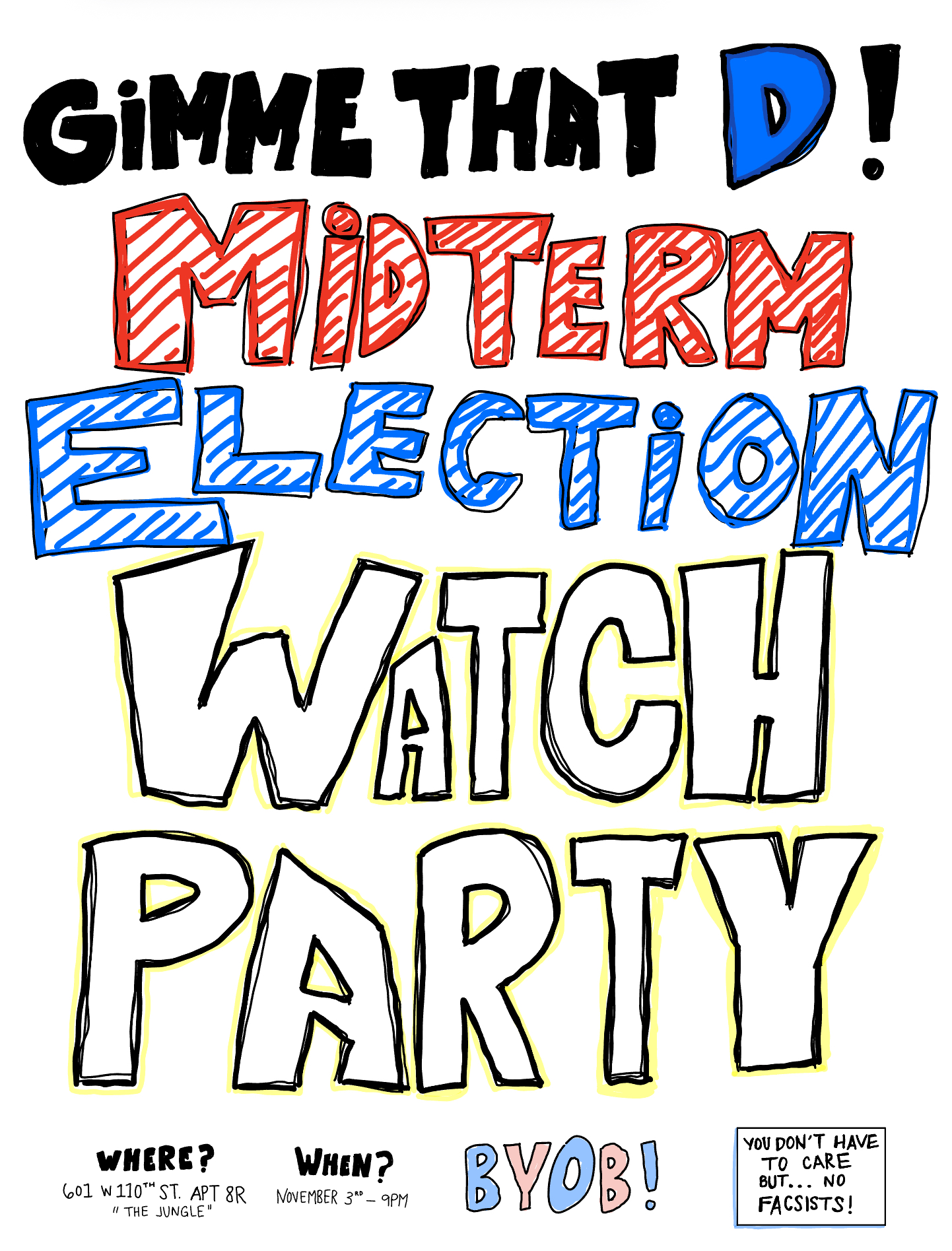 GIMME THAT D! midterm watch party!