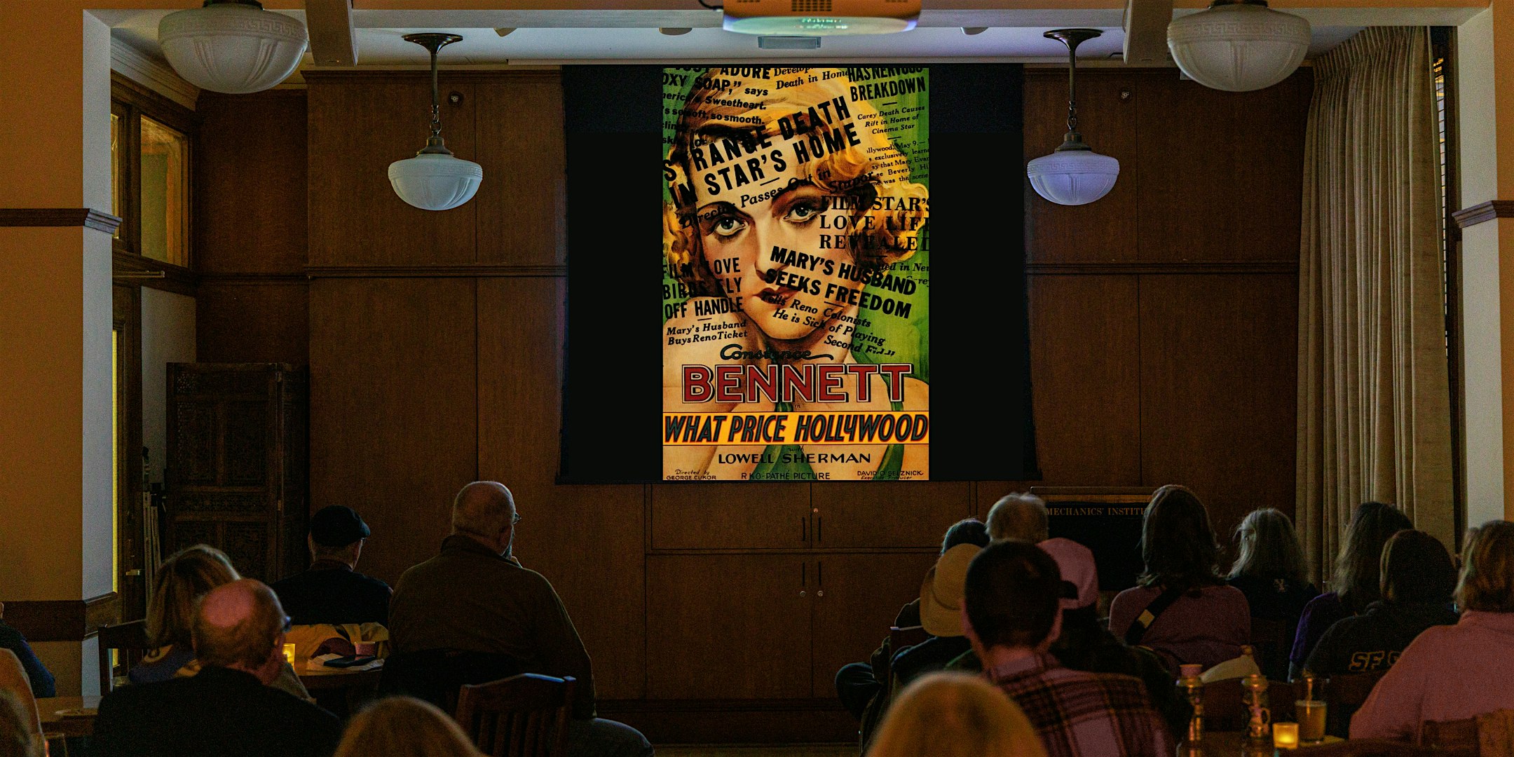 Movies at Mechanics' Presents: What Price Hollywood? (1932)