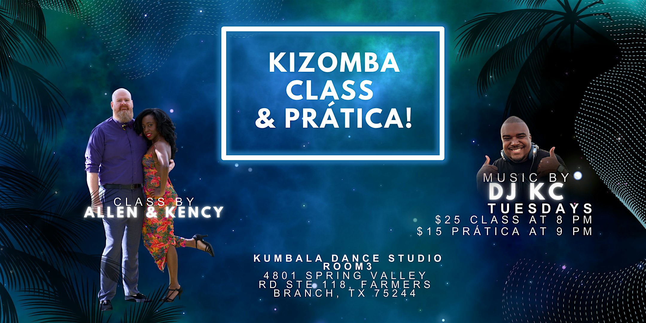 Kizomba class and prática! Fall Series!