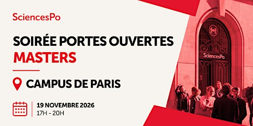 Soirée portes ouvertes Masters / Graduate In-Person Open House