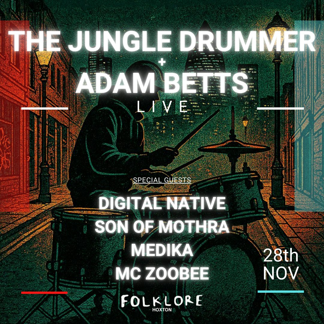 The Jungle Drummer Live + Djs