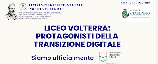 Liceo Volterra Protagonista della Transizione Digitale