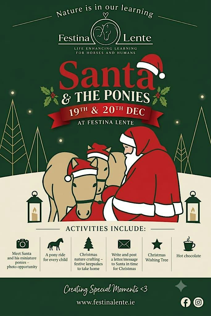 Santa & The Ponies @ Festina Lente  2026